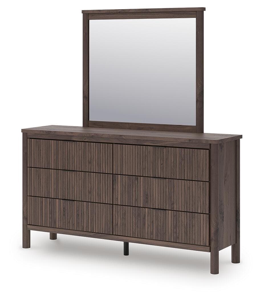 Cadmori Dresser and Mirror — Brown — view 4