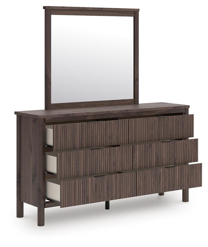 Cadmori Dresser and Mirror — Brown — view 2
