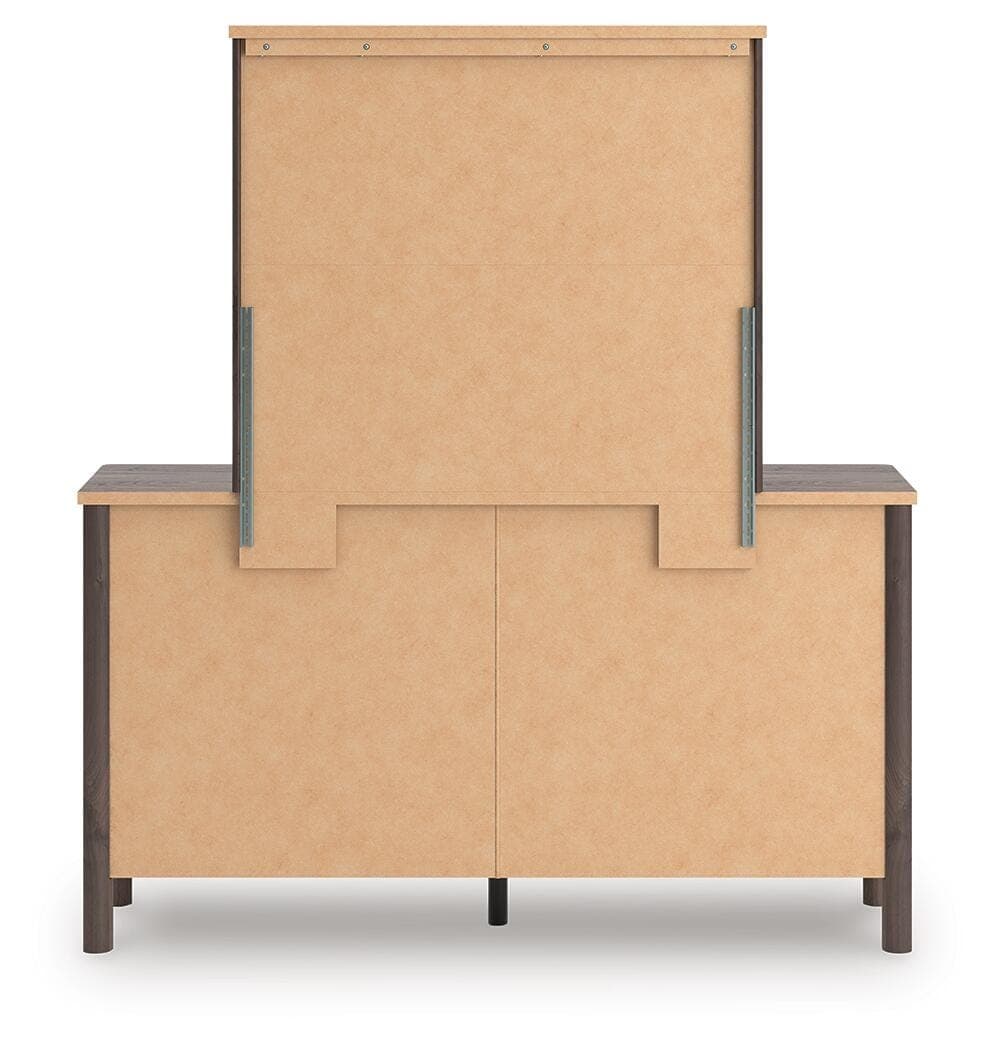 Cadmori Dresser and Mirror — Brown — view 6