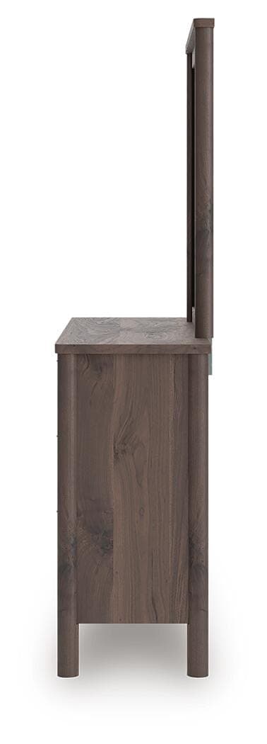Cadmori Dresser and Mirror — Brown — view 7