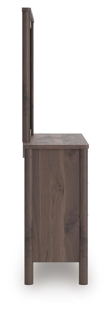 Cadmori Dresser and Mirror — Brown — view 5