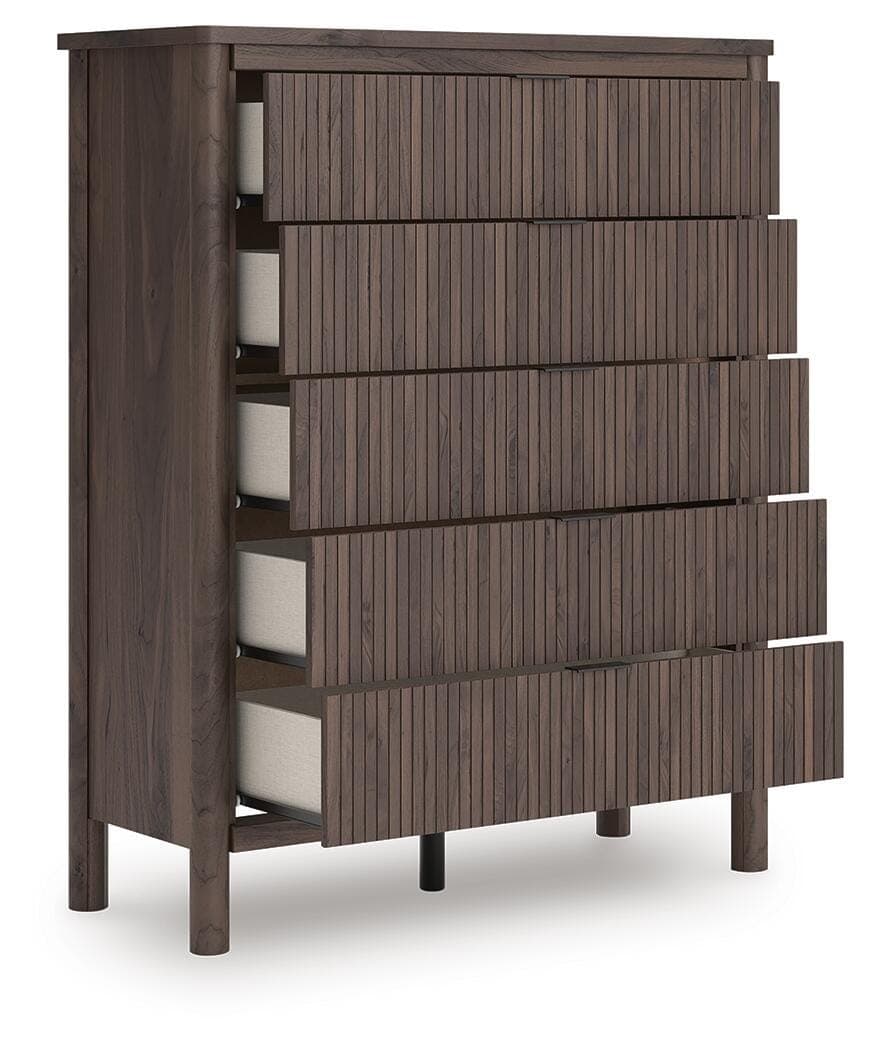 Cadmori Wide Chest of Drawers — Brown/Beige — view 3