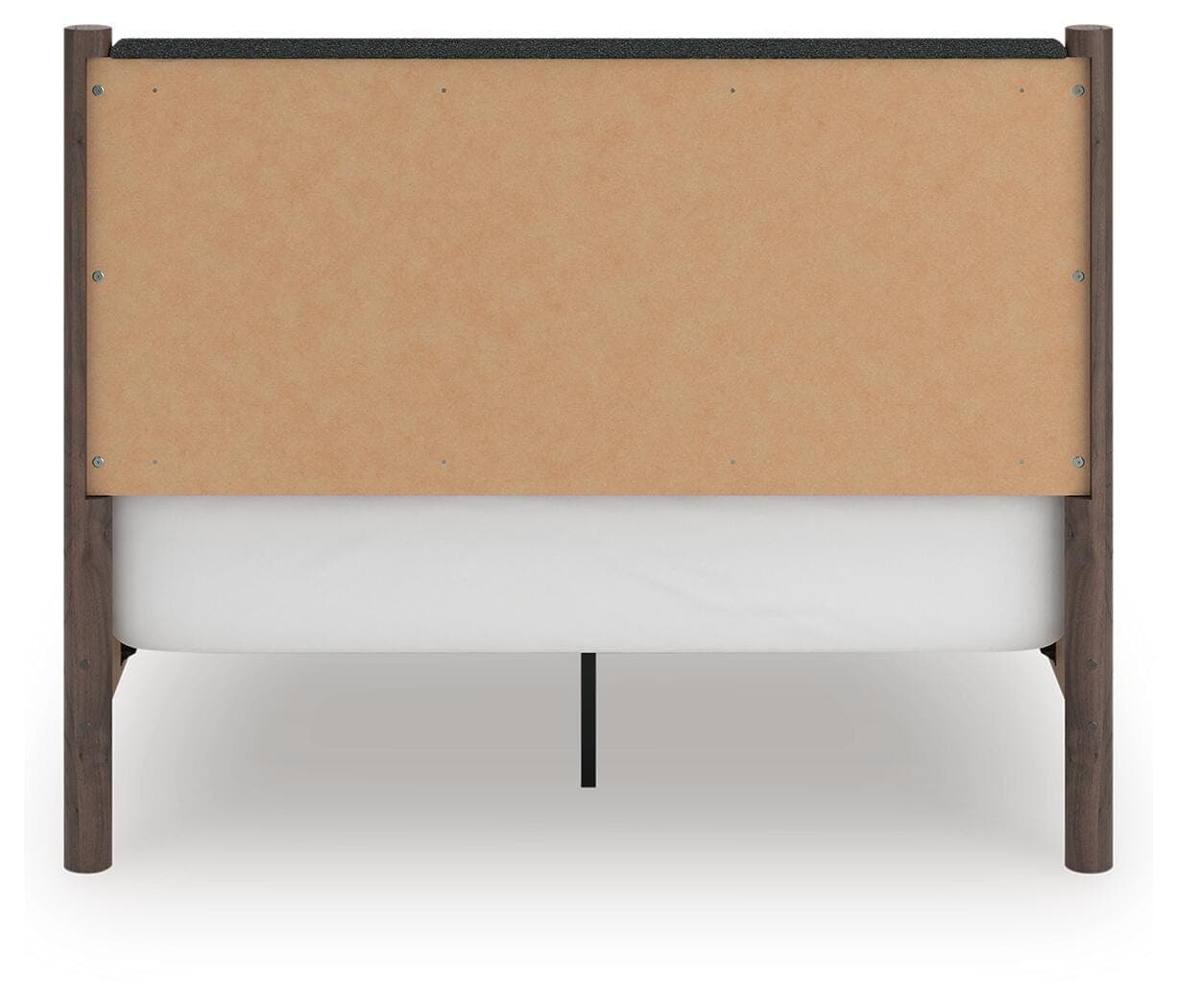 Cadmori Queen Upholstered Panel Bed — Brown — view 6