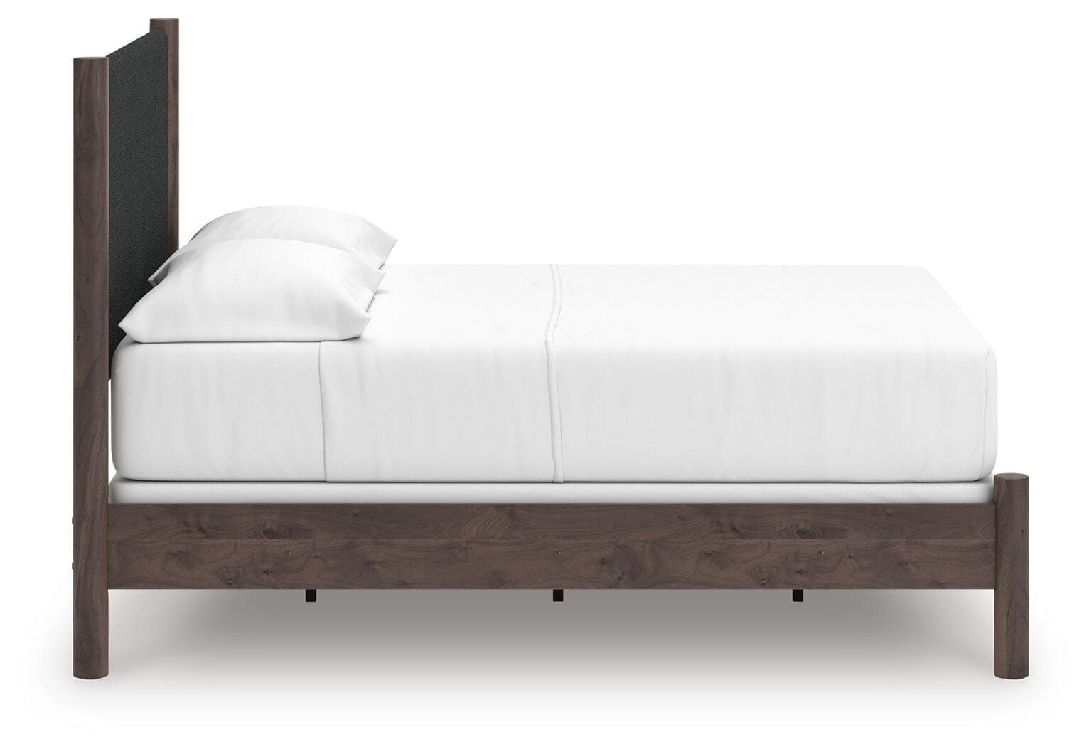 Cadmori Full Upholstered Panel Bed — Brown — view 5