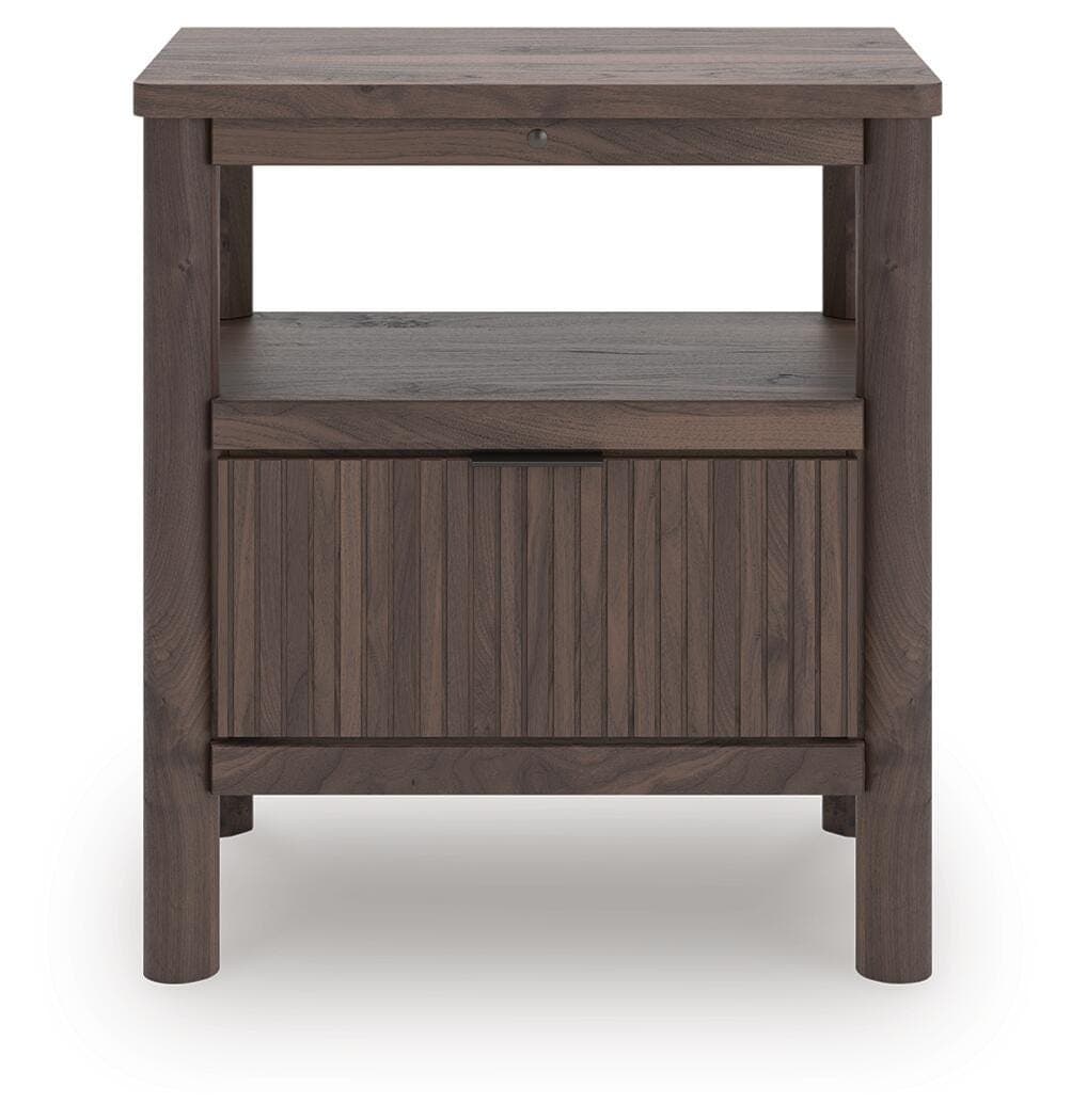 Cadmori Nightstand — Brown/Beige — view 2