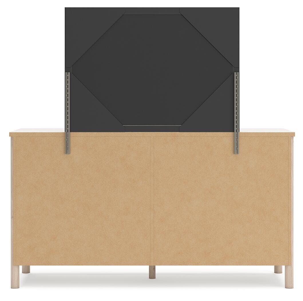 Cadmori Dresser and Mirror — Brown/Beige — view 6
