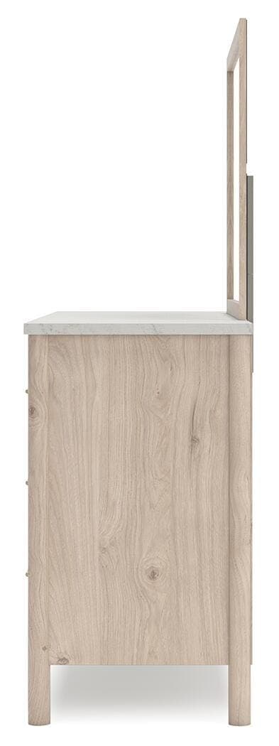 Cadmori Dresser and Mirror — Brown/Beige — view 7