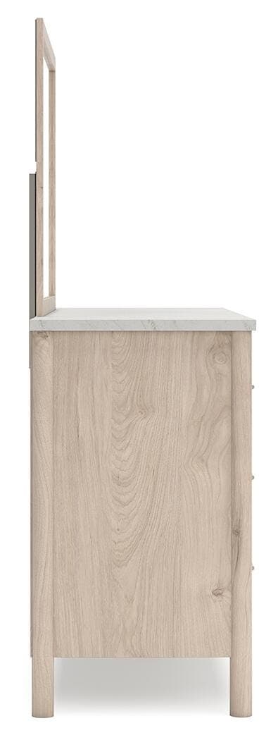 Cadmori Dresser and Mirror — Brown/Beige — view 8
