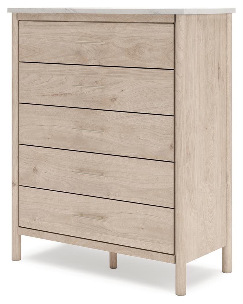 Cadmori Chest of Drawers — White & Brown/Beige — view 3