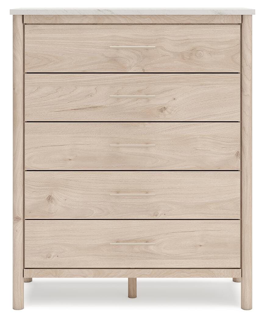 Cadmori Chest of Drawers — White & Brown/Beige — view 5