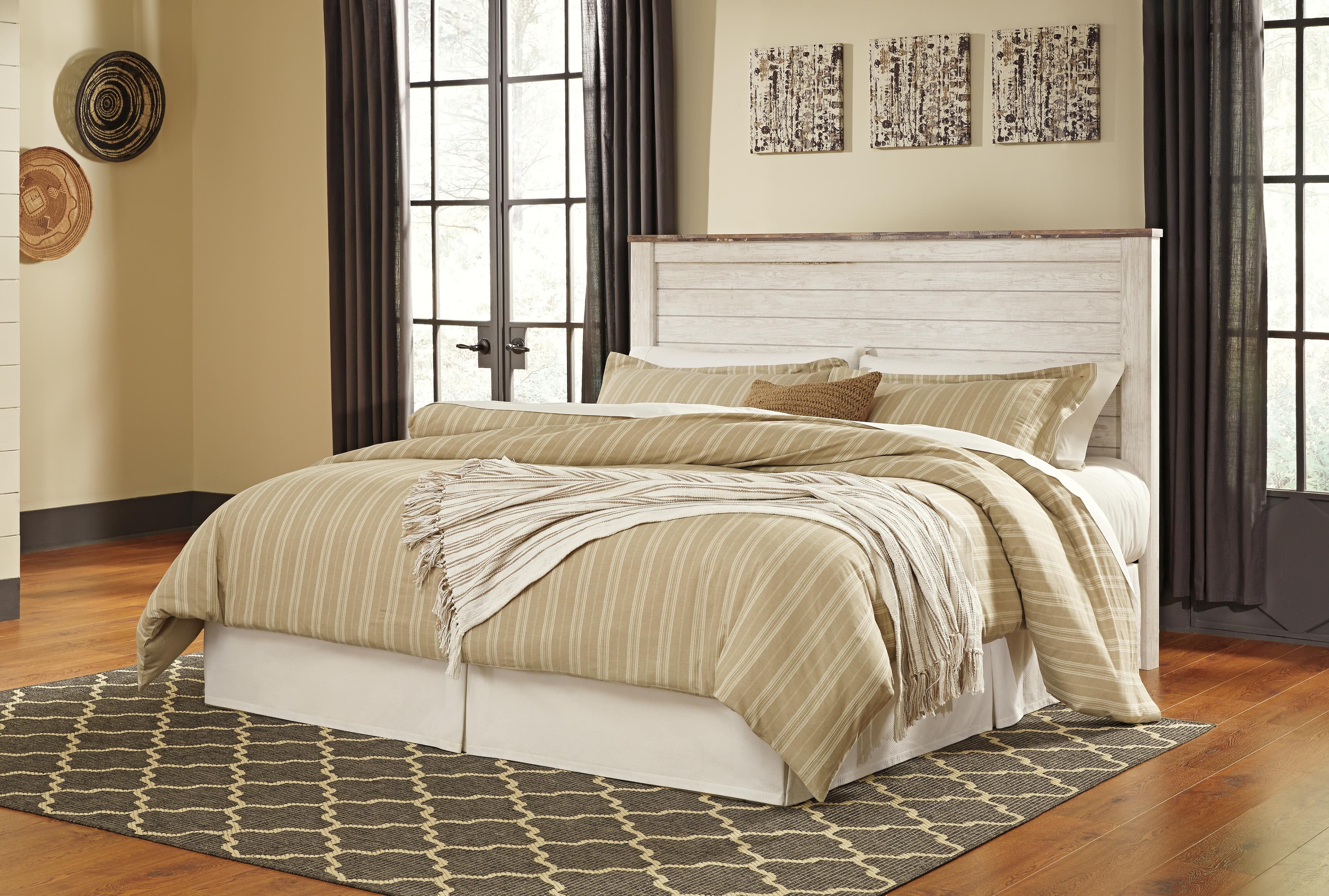 Willowton King/California King Panel Headboard — White — view 3