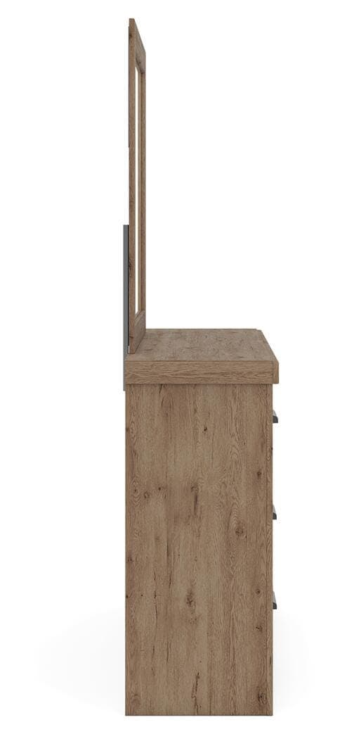 Garistyn Dresser and Mirror — Light Brown — view 8