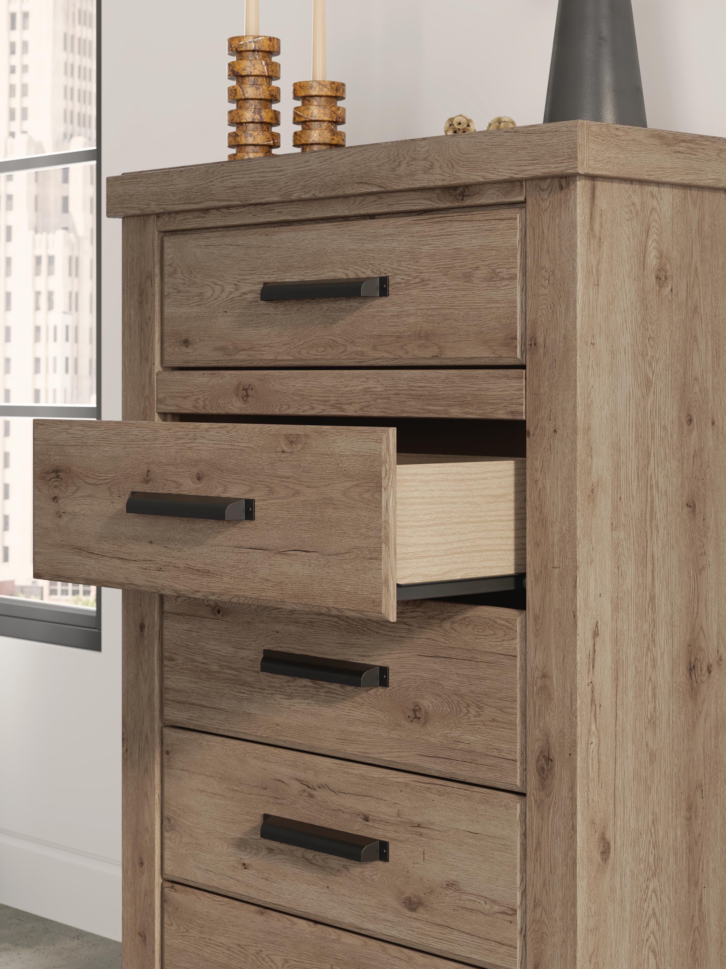 Garistyn Chest of Drawers — Brown/Beige — view 6