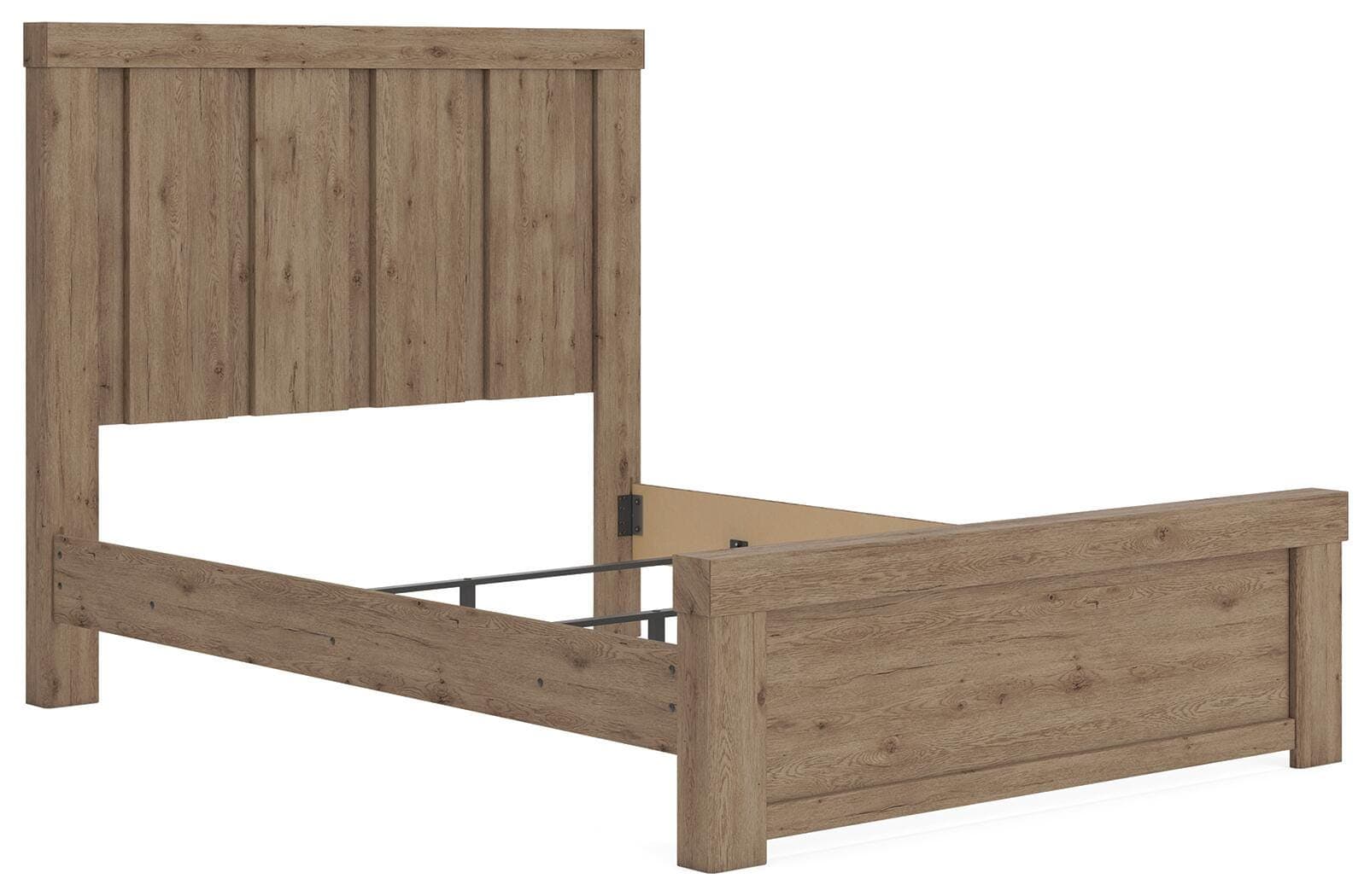 Garistyn Queen Panel Bed — Light Brown — view 3