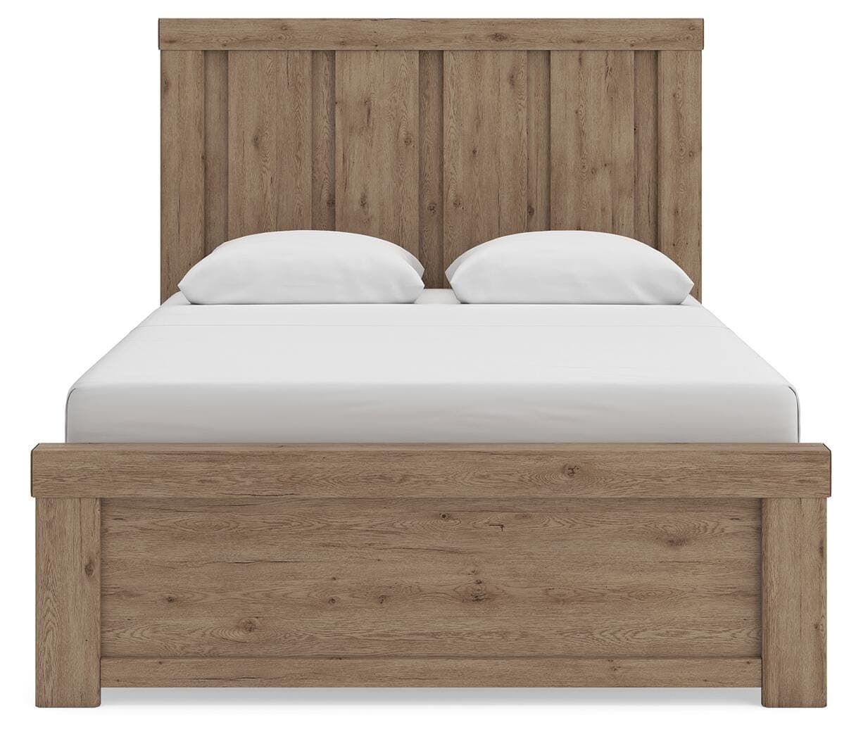 Garistyn Queen Panel Bed — Light Brown — view 5