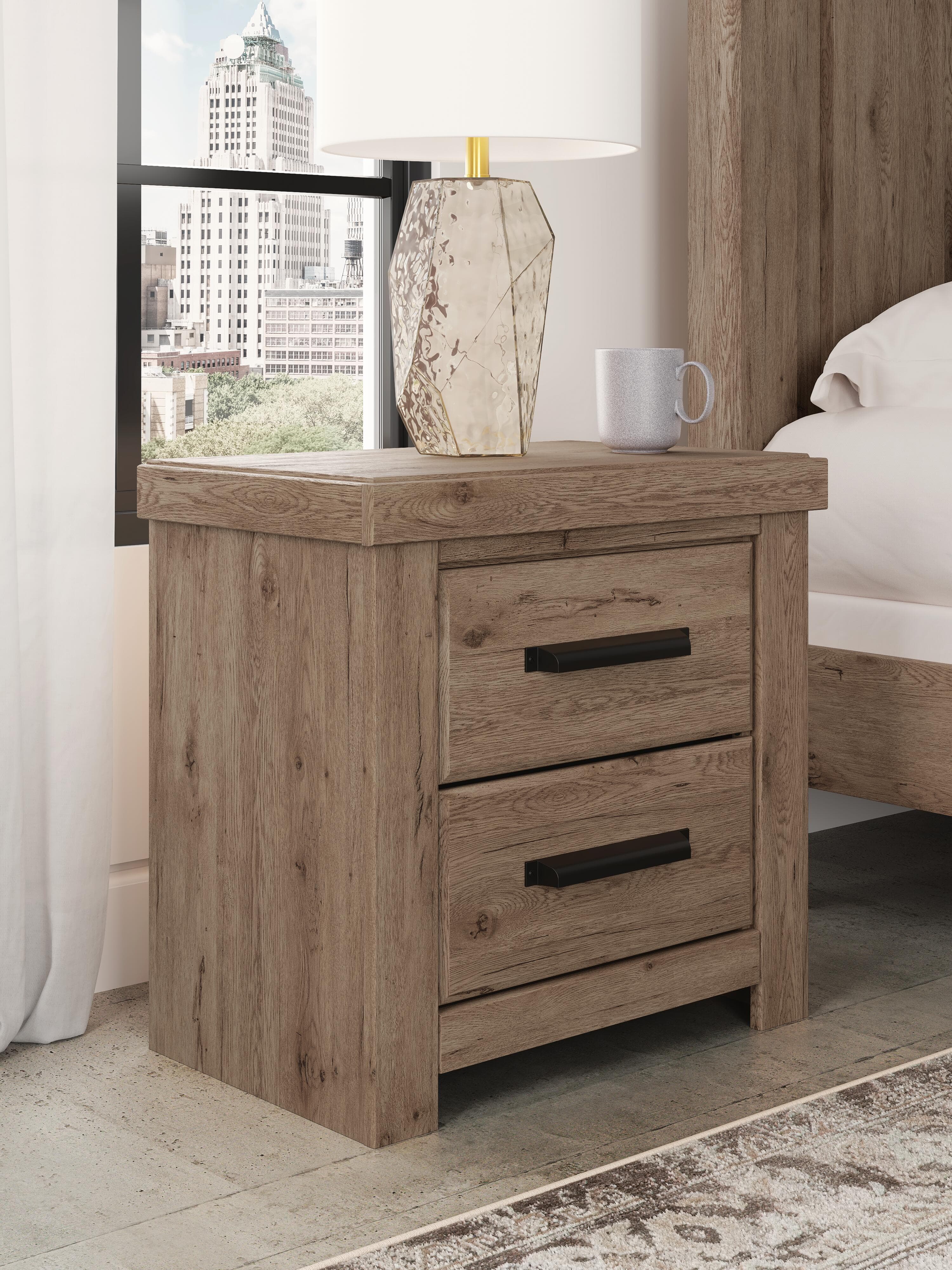 Garistyn Nightstand — Brown/Beige — view 2