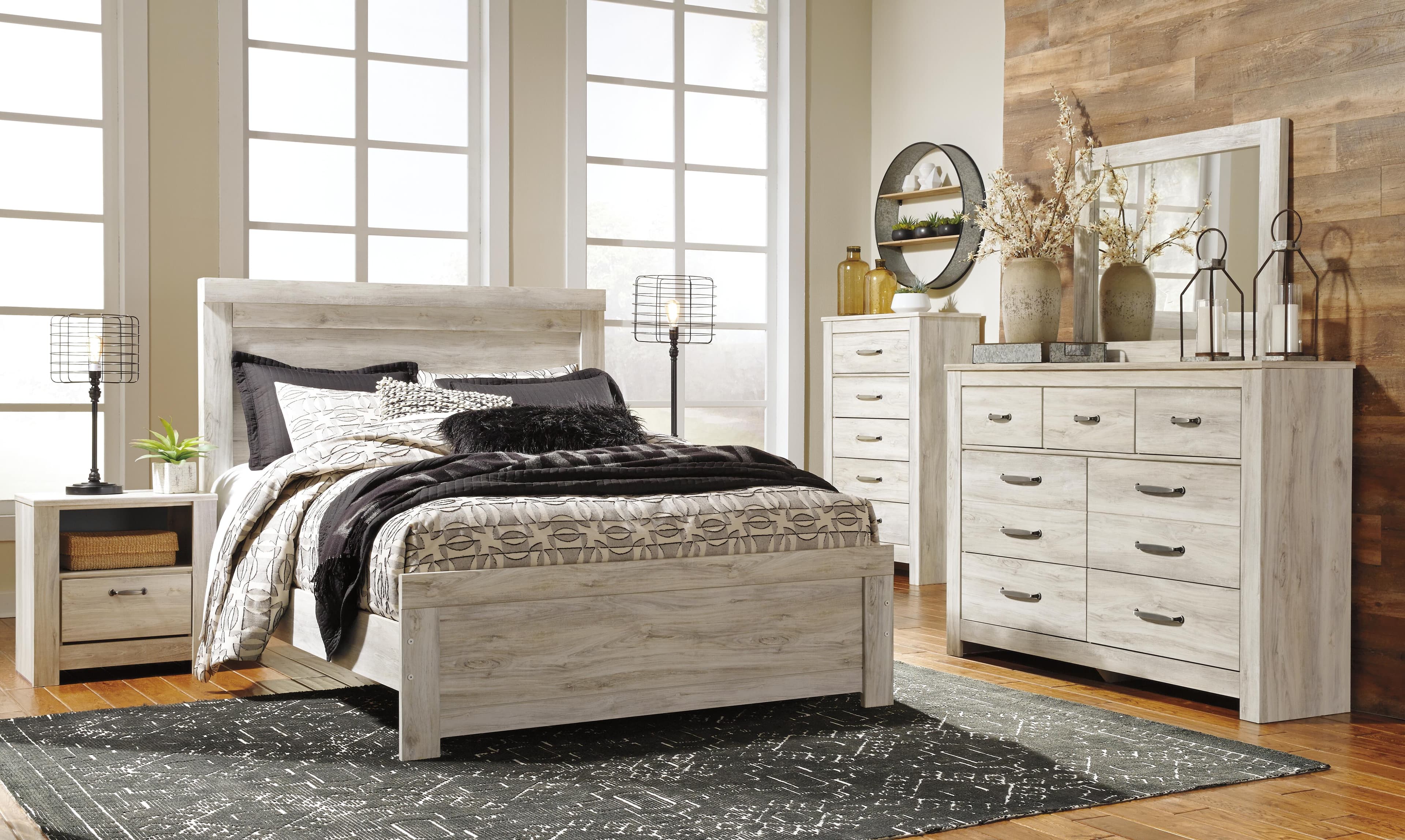 Bellaby Dresser and Mirror — White — view 3