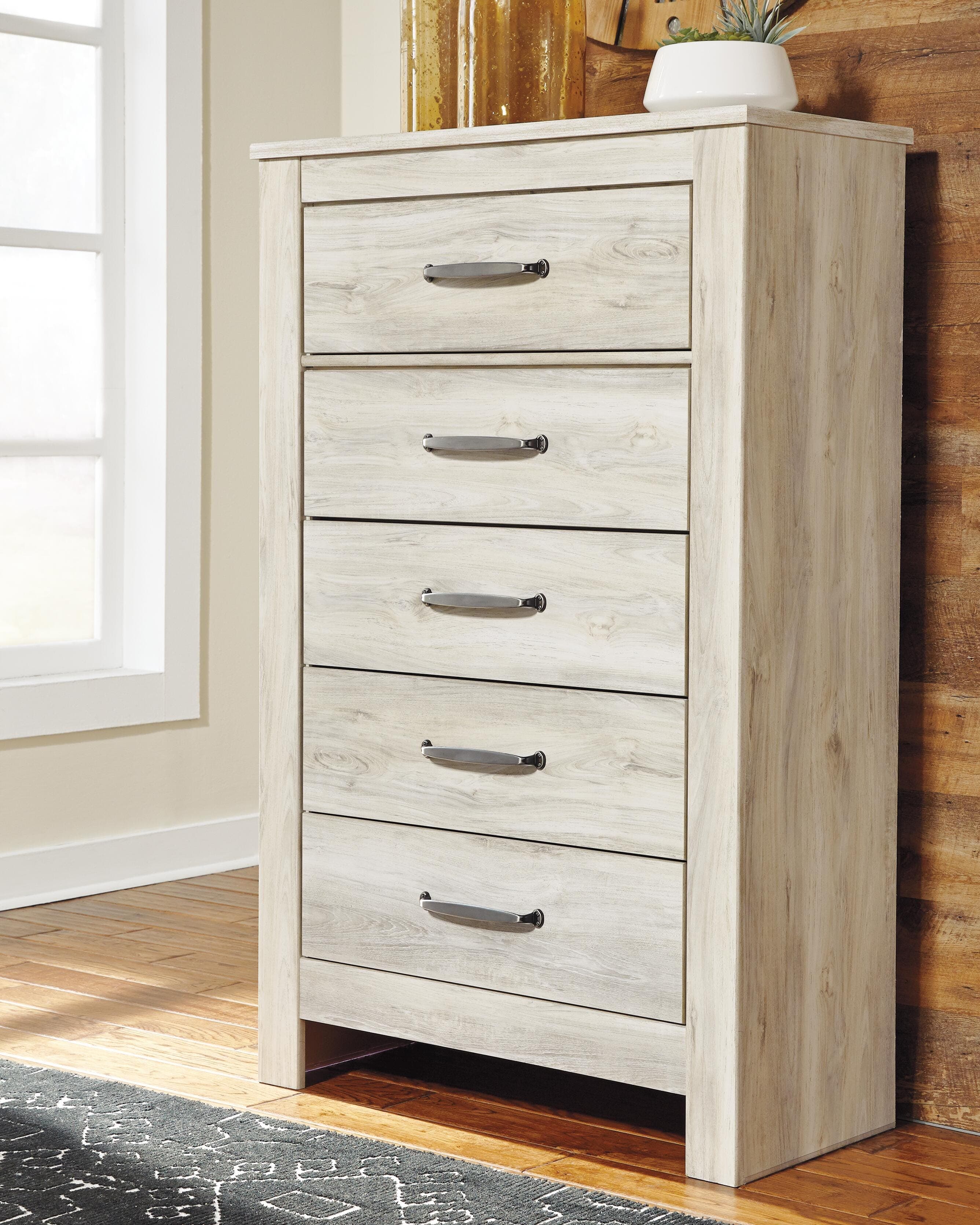 Bellaby Chest of Drawers — White & Brown/Beige — view 2