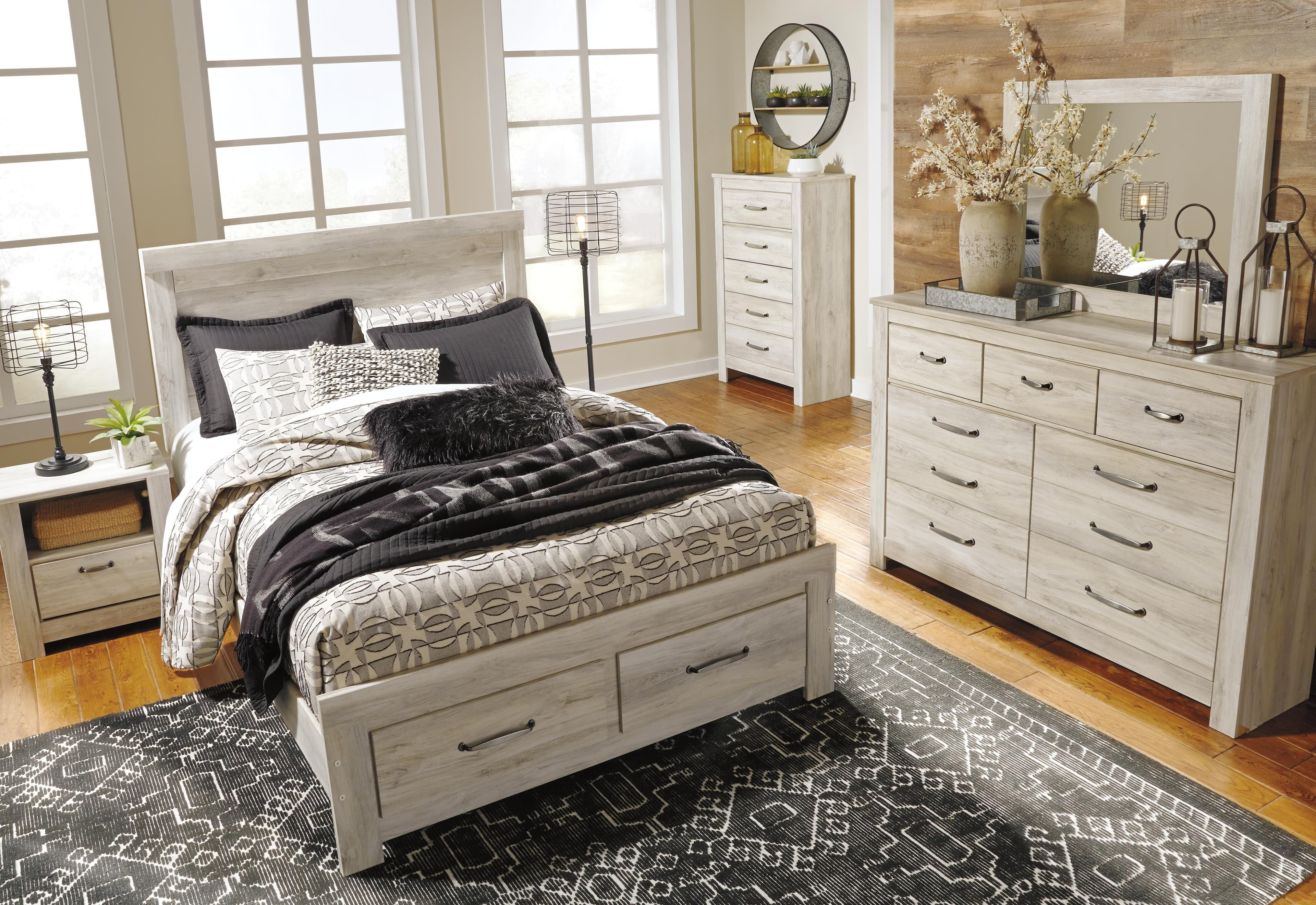 Bellaby Dresser — White & Brown/Beige — view 7
