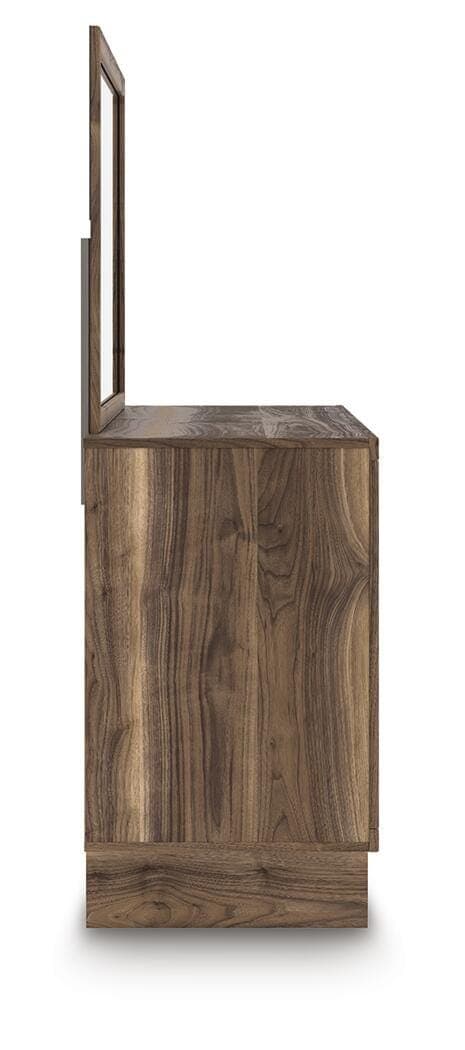 Zadilyn Dresser and Mirror — Brown/Beige — view 5