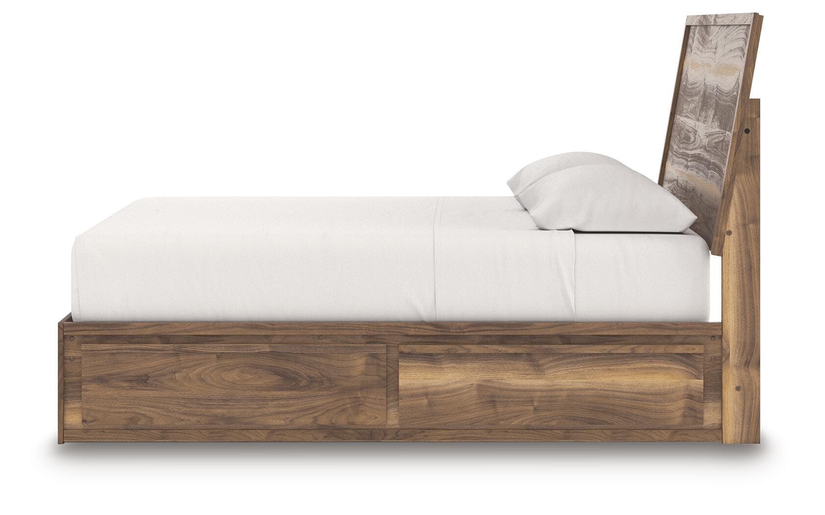 Zadilyn King Panel Bed with Storage — Brown/Beige — view 8