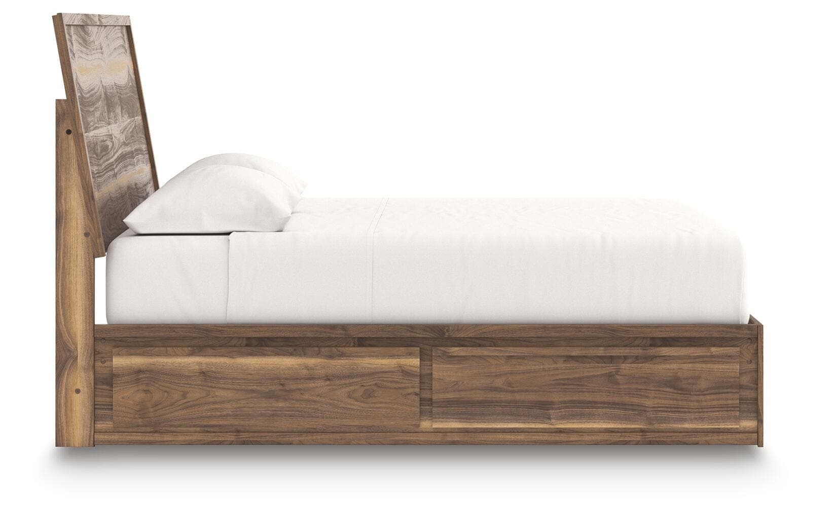 Zadilyn King Panel Bed with Storage — Brown/Beige — view 6