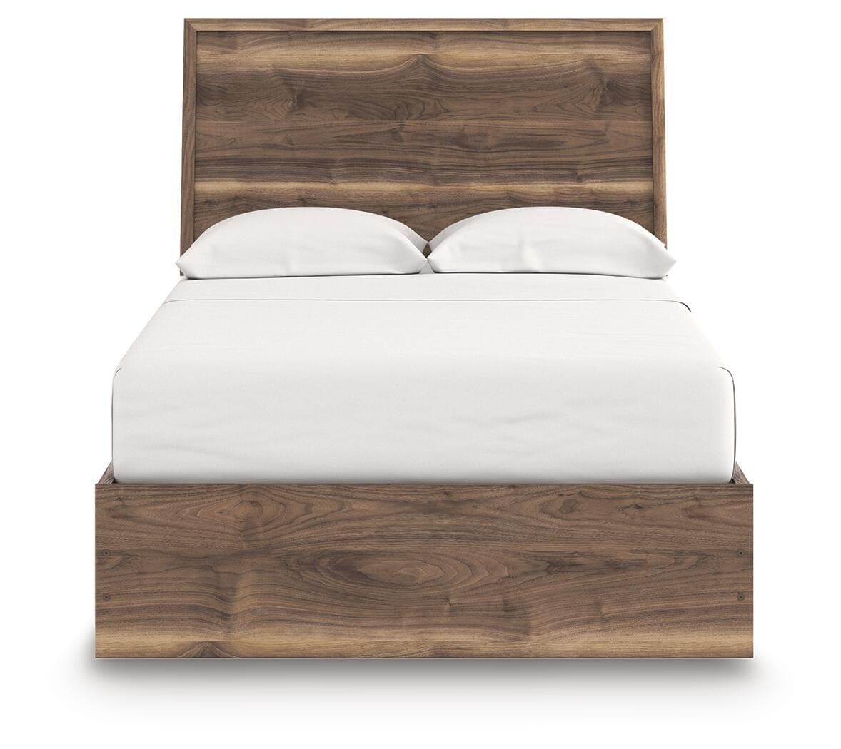 Zadilyn Full Panel Bed with Storage — Brown/Beige — view 3