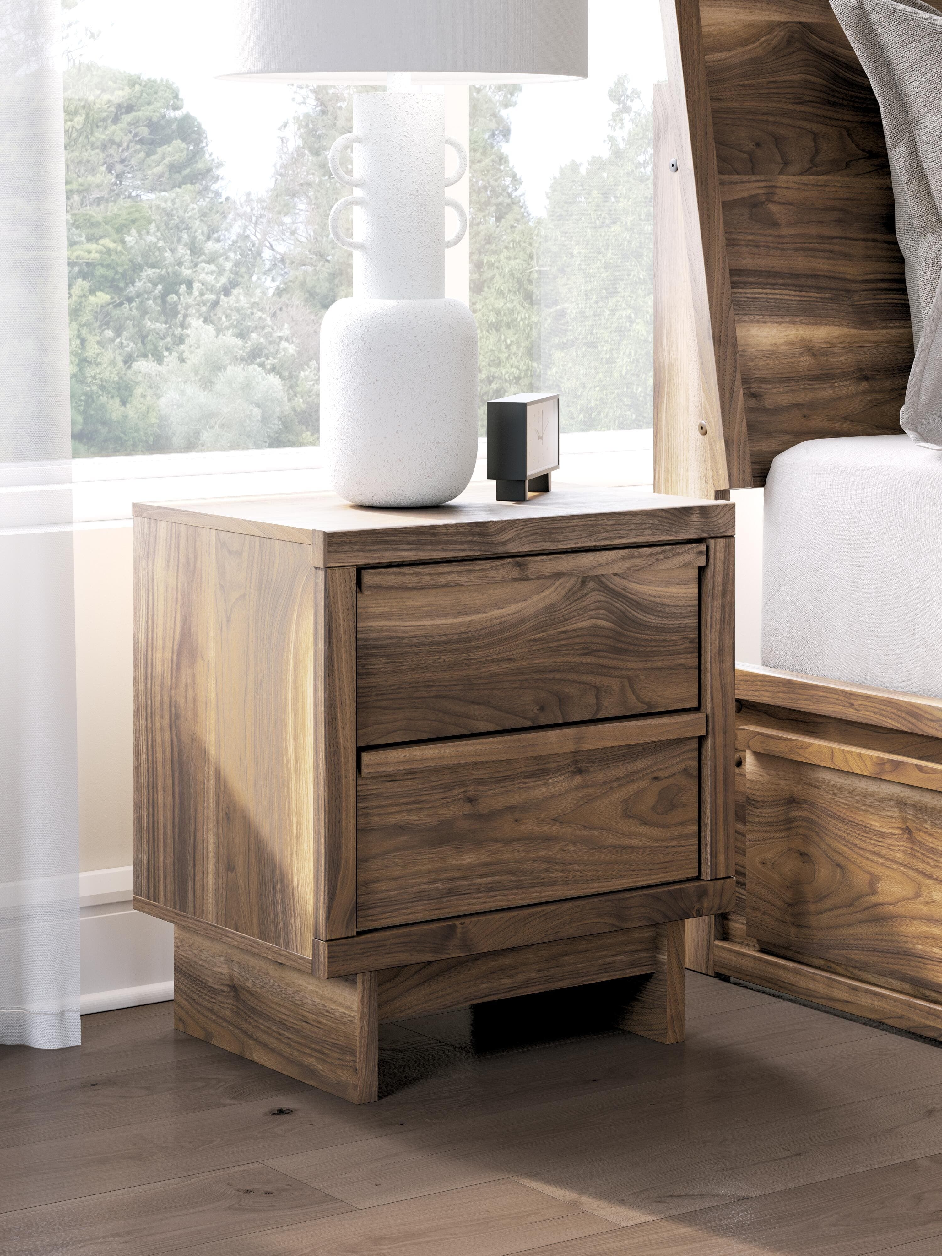 Zadilyn Nightstand — Brown/Beige — view 2