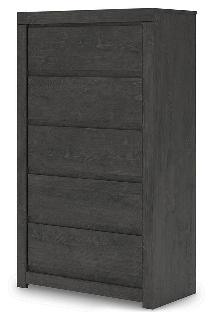 Parlayon Chest of Drawers — Black/Gray — view 3
