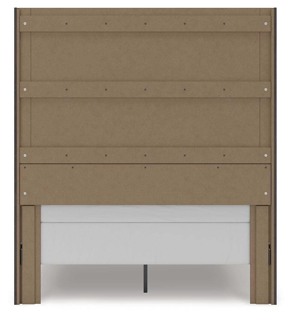 Parlayon Queen Panel Storage Bed — Black/Gray — view 7