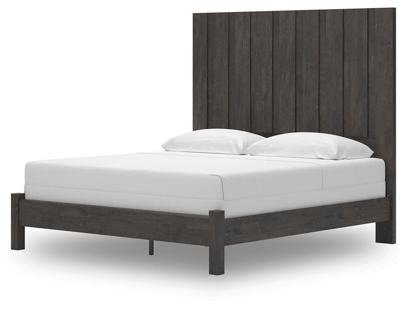 Parlayon King Panel Bed — Black/Gray — view 2