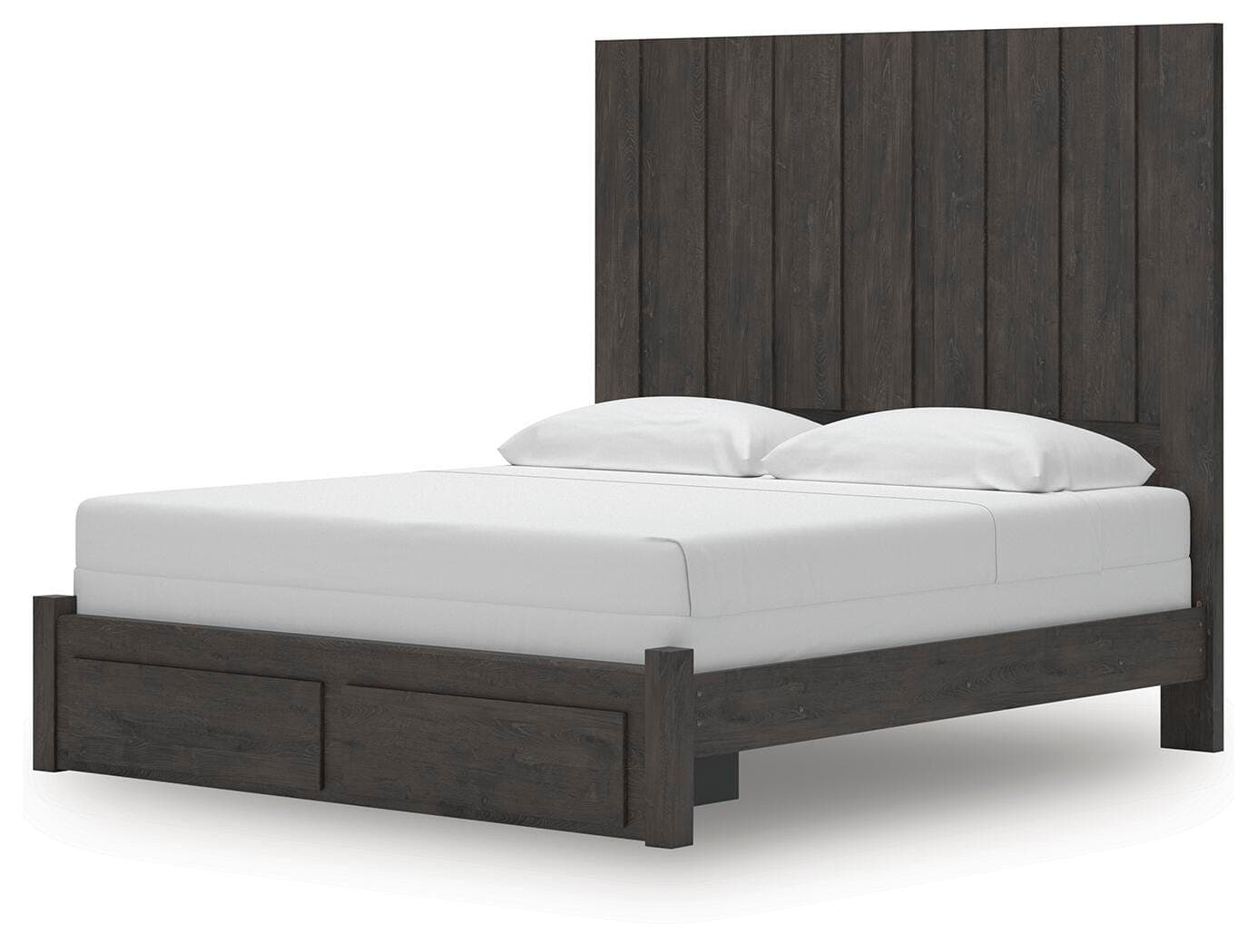 Parlayon King Panel Storage Bed — Black/Gray — view 2