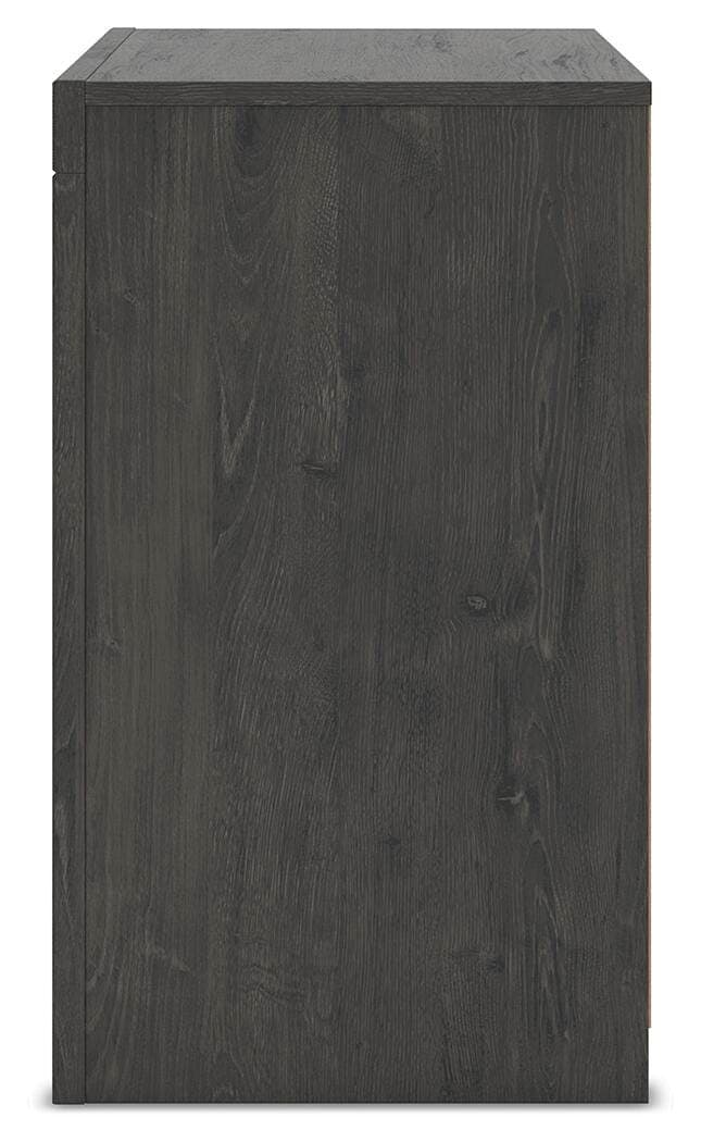 Parlayon Nightstand — Black/Gray — view 7