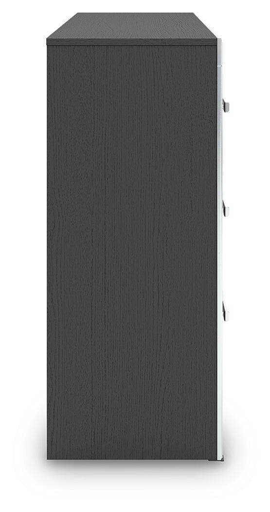 Birmonton Dresser — Black/Gray — view 6