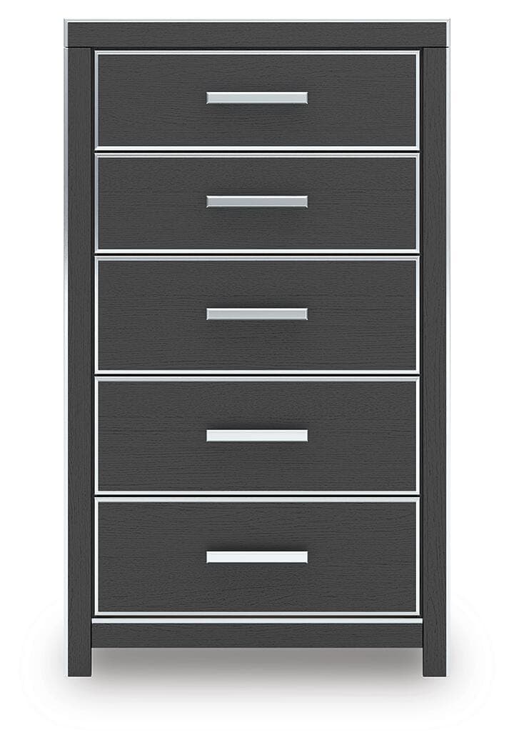 Birmonton Chest of Drawers — Black/Gray — view 4