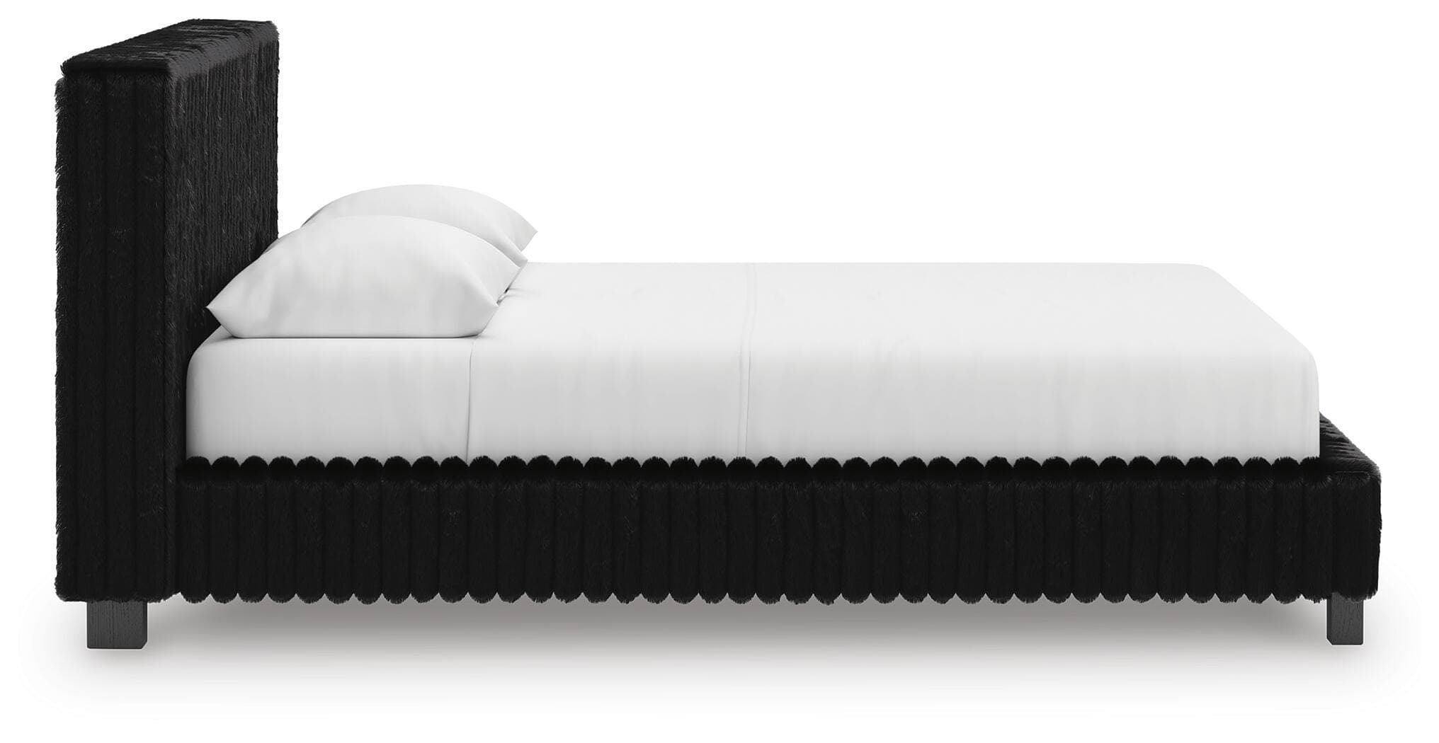 Birmonton Queen Upholstered Bed — Black — view 8