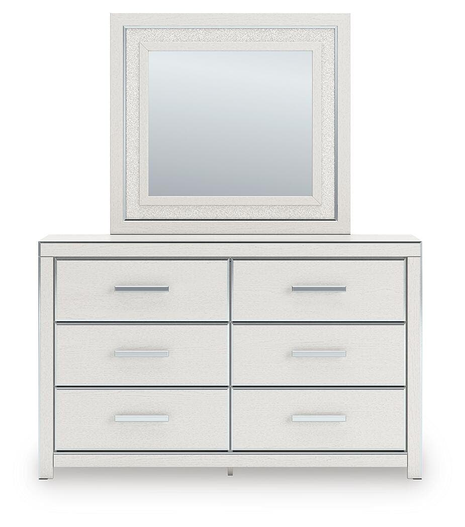 Birmonton Dresser and Mirror — White — view 4