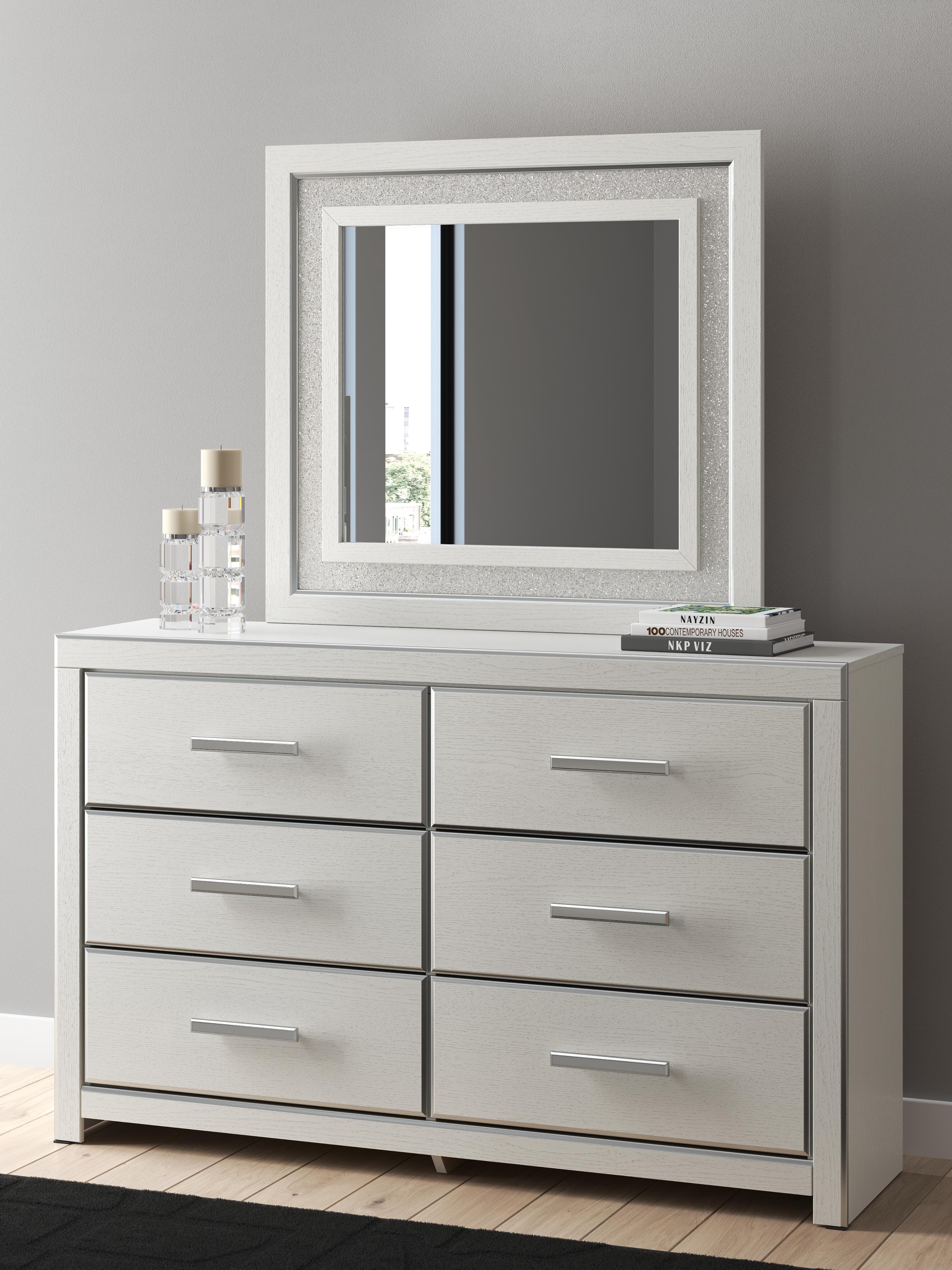 Birmonton Dresser and Mirror — White — view 2