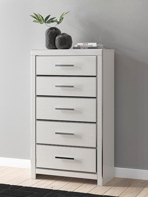 Birmonton Chest of Drawers — White — view 2