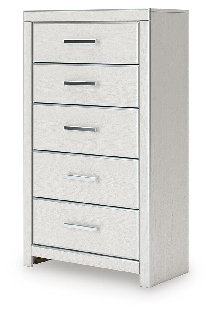Birmonton Chest of Drawers — White — view 5
