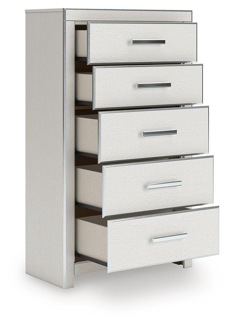 Birmonton Chest of Drawers — White — view 3