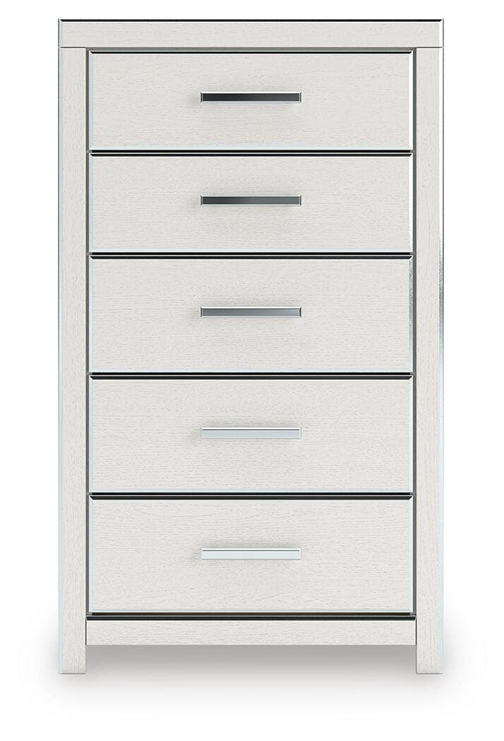 Birmonton Chest of Drawers — White — view 4