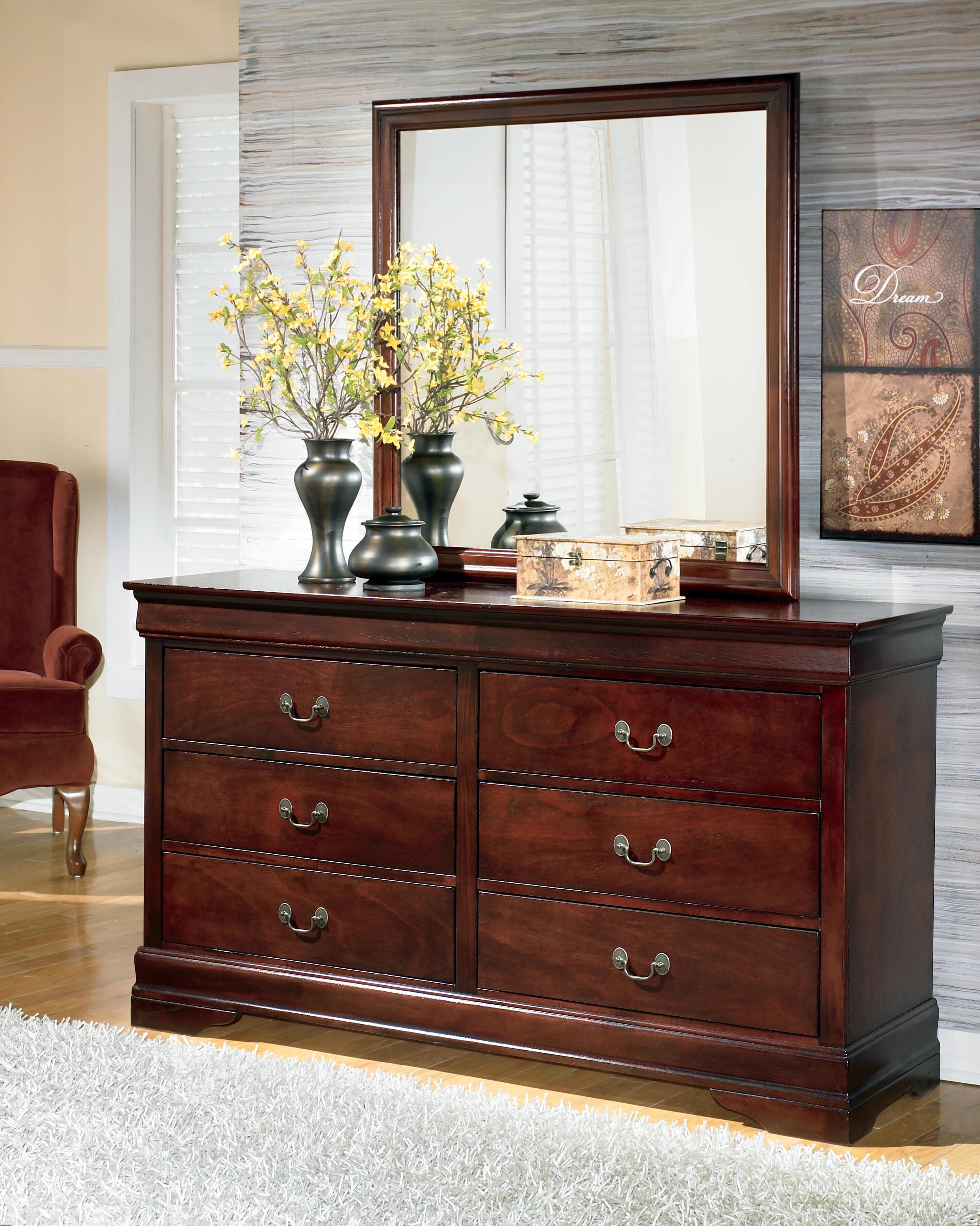 Alisdair Dresser and Mirror — Brown/Beige — view 2