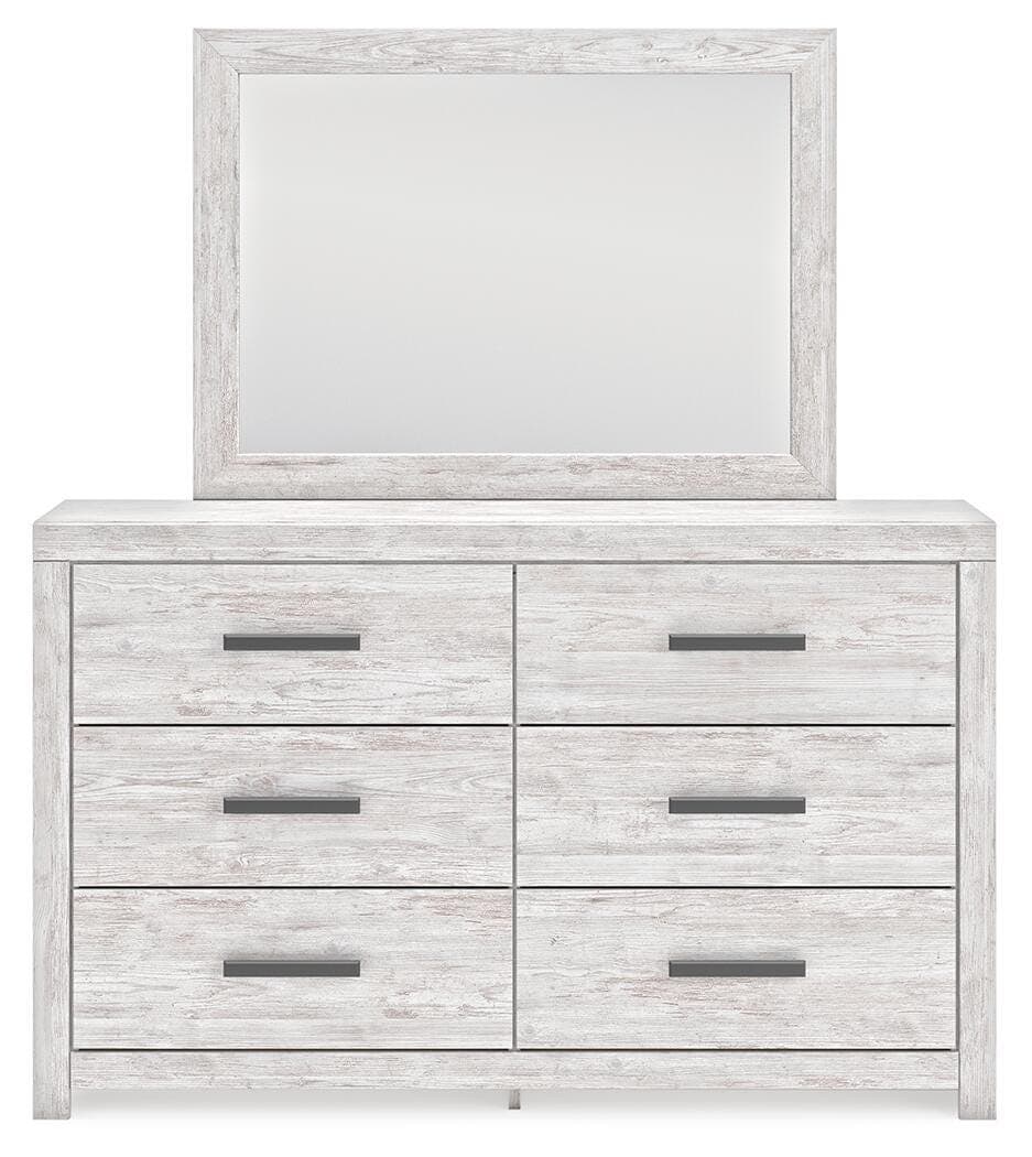 Cayboni Dresser and Mirror — White — view 5