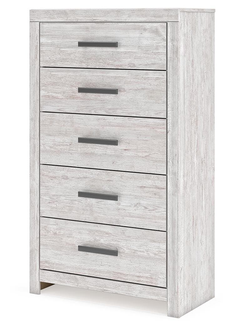 Cayboni Chest of Drawers — White — view 3