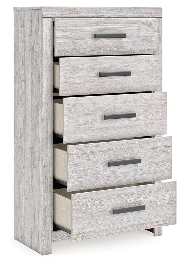Cayboni Chest of Drawers — White — view 4