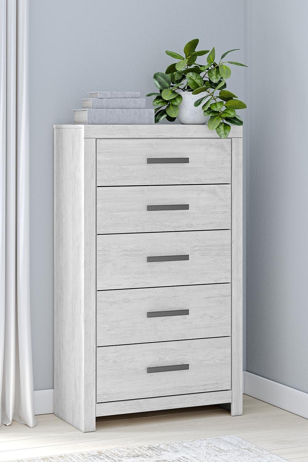 Cayboni Chest of Drawers — White — view 2