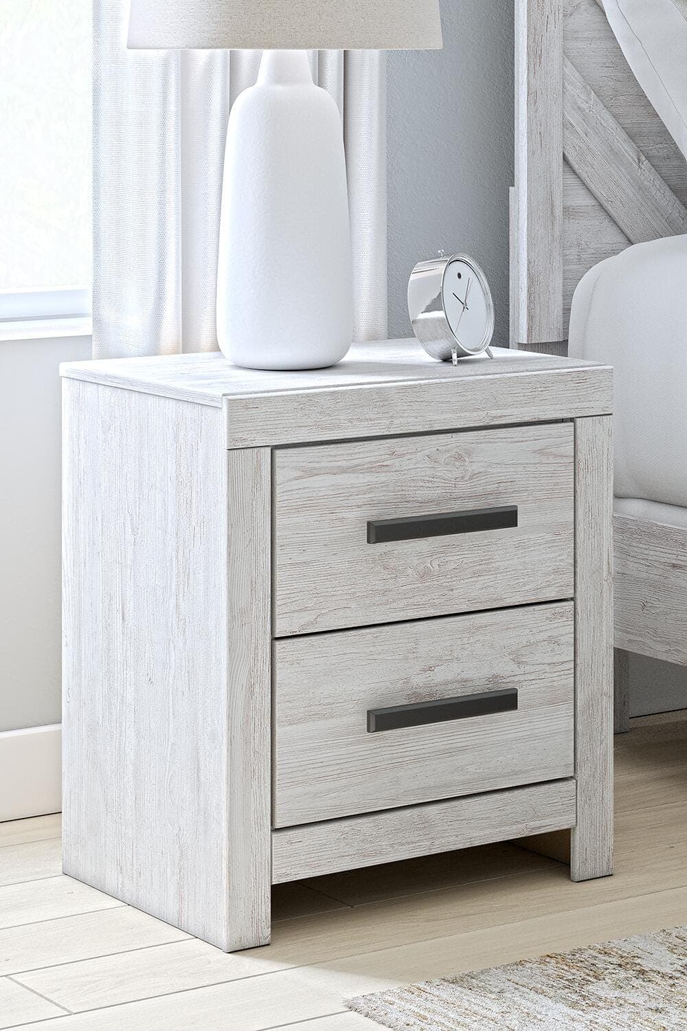 Cayboni Nightstand — White — view 2