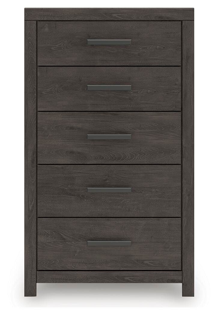 Prendonea Chest of Drawers — Black/Gray — view 5