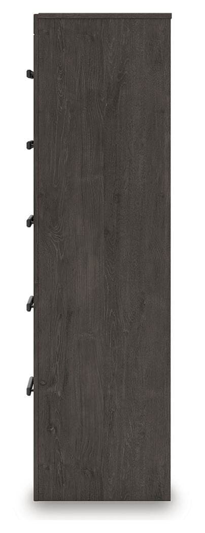 Prendonea Chest of Drawers — Black/Gray — view 7